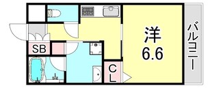 ジオエント西宮北口の物件間取画像